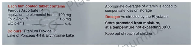 Fericip XT 100/1.5mg Tablet 10s