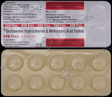 Dvn Plus 80/250mg Tablet 10s