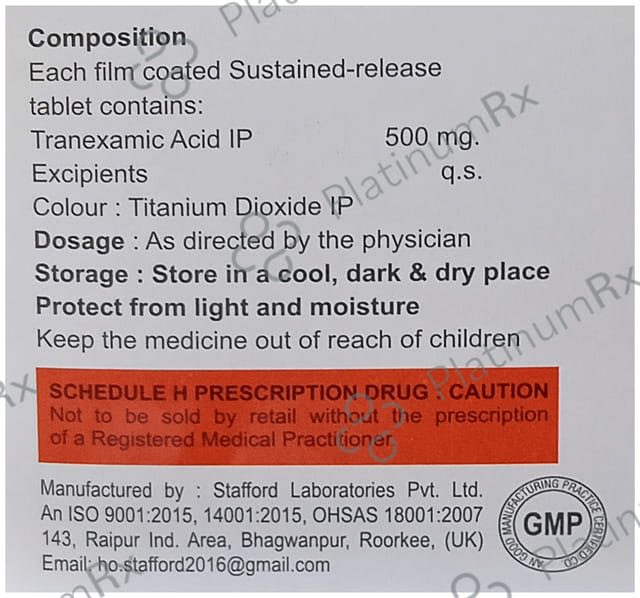 Nucell TX 500mg Tablet SR 10s