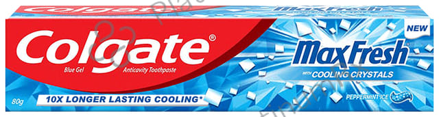 Colgate Maxfresh with Cooling Crystals Anticavity Peppermint Ice Toothpaste 80gm