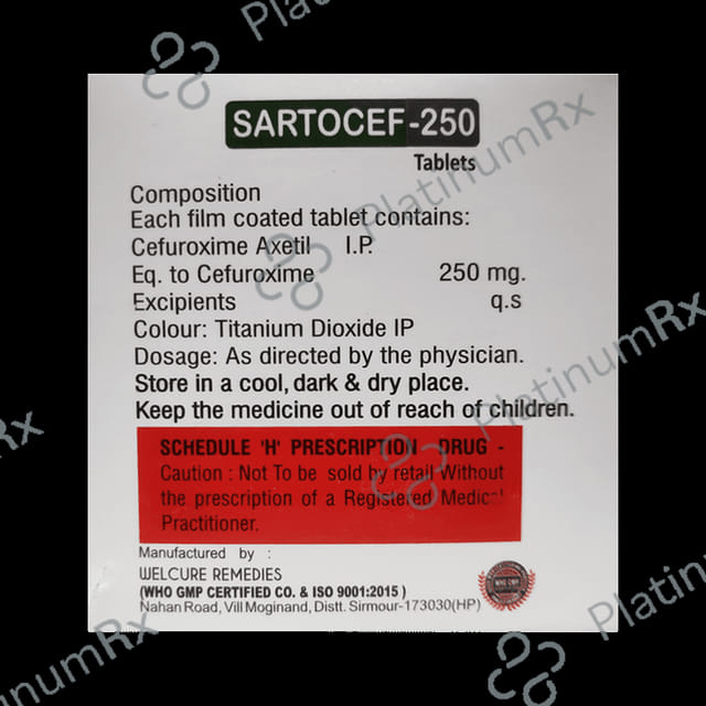 Sartocef 250 Tablet