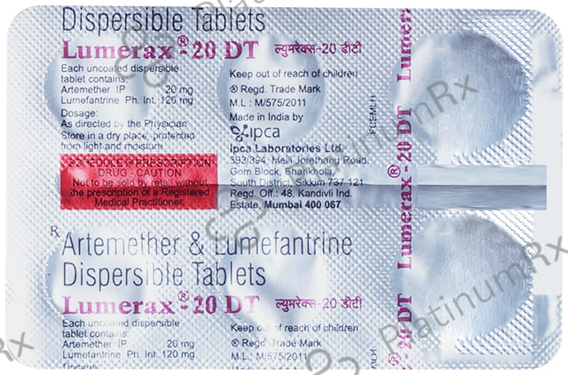 Lumerax 20mg/120mg Tablet