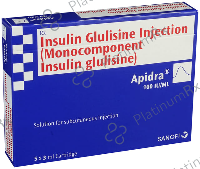 Apidra (100 IU/ml) Refill Cartridge / Injection 1*3ml