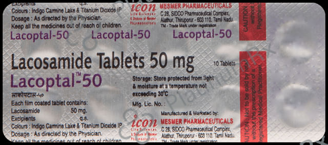 Lacoptal 50mg Tablet 10s