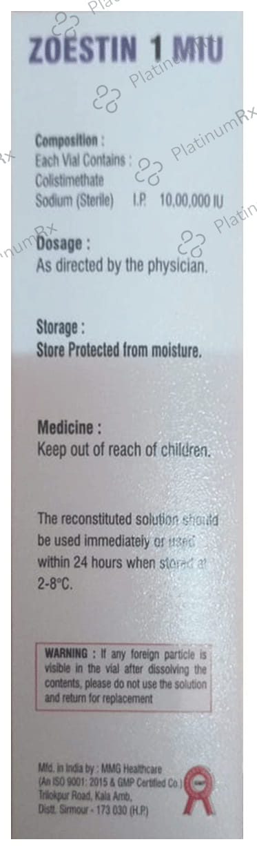 Zoestin 1M Injection 1s