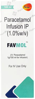 Favmol 1000mg Infusion