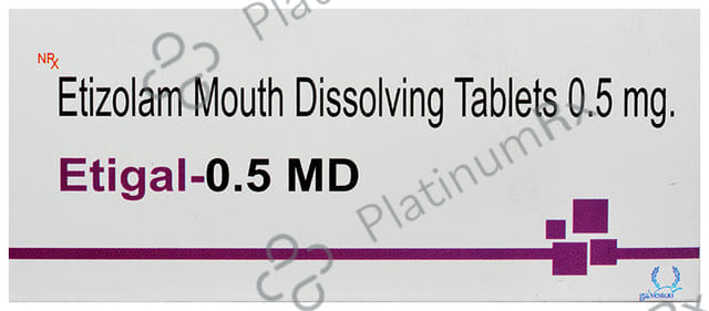 Etigal 0.5mg MD Tablet 10s