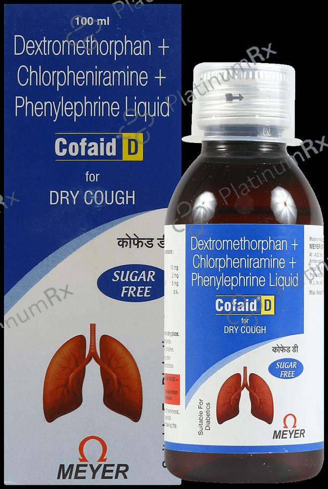 Cofaid D Syrup Sugar Free 100ml