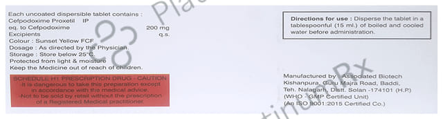 Cepobuzz 200 Tablet DT 10s