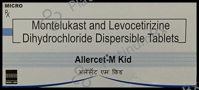 Allercet M Kid DT 2.5/4mg Tablet 10s
