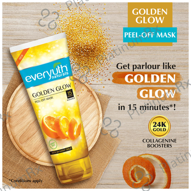 Everyuth Naturals Golden Glow Peel-Off Mask 50 Face Mask