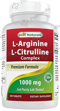Best Naturals L-Arginine L-Citrulline Complex 1000mg Tablet