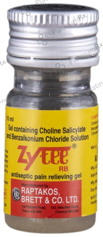 Zytee RB 9% Dental Gel 10ml
