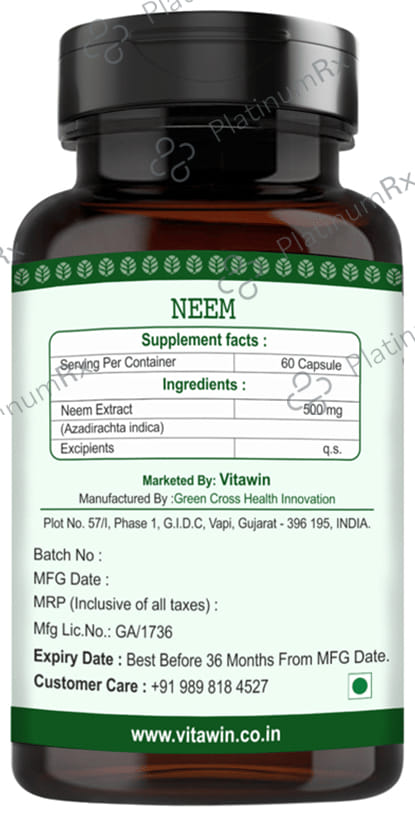 Vitawin Neem Vegetarian Capsule
