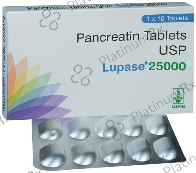 Lupase 25000 Tablet 10s