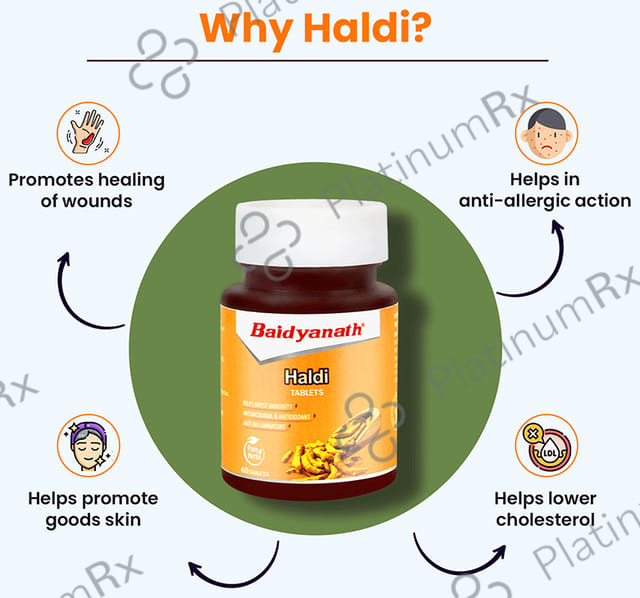 Baidyanath (Noida) Haldi Tablet