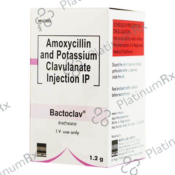 Bactoclav 1000/200mg Injection 1s