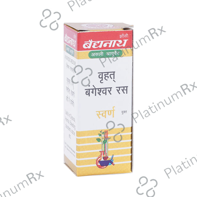 Baidyanath (Jhansi) Vrihat Bangeshwar Ras with Gold 25 tablets