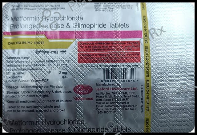 Dailyglim-M 2 Forte Tablet PR