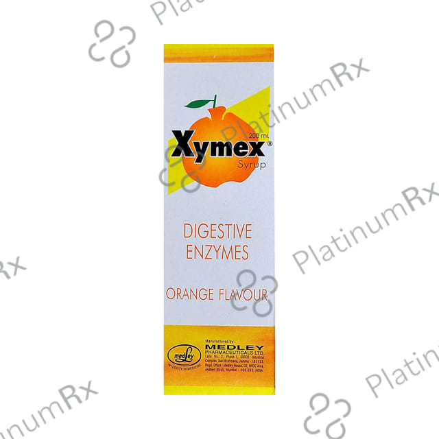 Xymex 15/25mg Orange Flavour Syrup 200ml