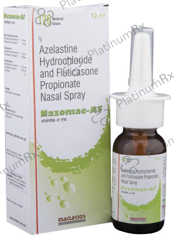 Nazomac AF 140/50mcg Nasal Spray 12ml