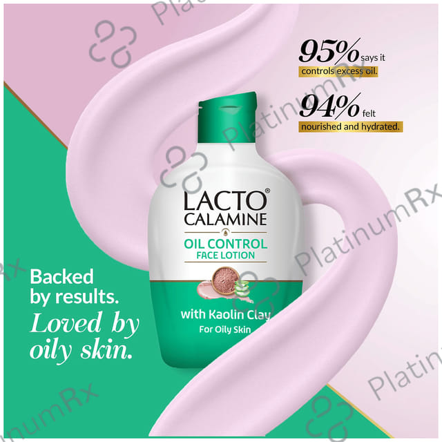 Lacto Calamine Oil Control Aloe Green Face Lotion 60ml