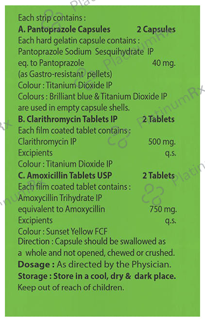 Penvax HP Kit 500mg Tablet 6s