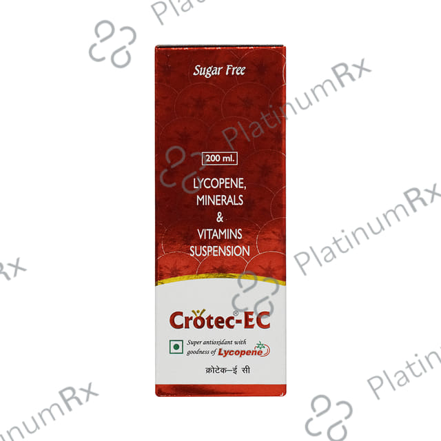 Crotec EC Lycopene, Minerals & Vitamins Oral Suspension Sugar Free 200ml