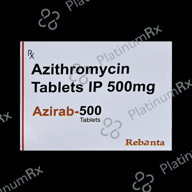 Azirab 500mg Tablet 3s Rebanta Healthcare Pvt. Ltd.
