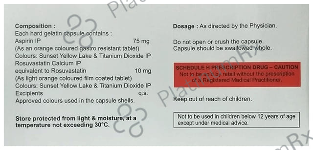 Cardiorostin 10mg ASP Capsule 10s