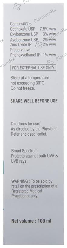 Suncros Sunscreen Lotion SPF 26 100ml