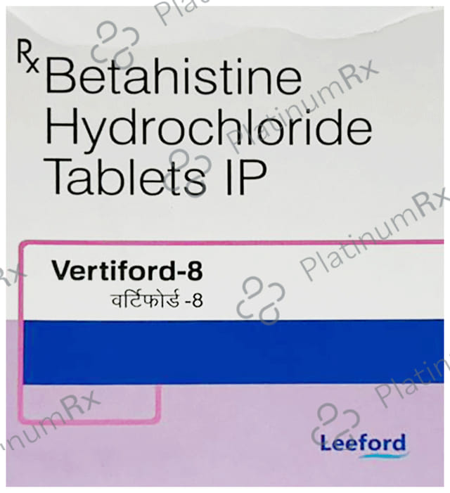 Vertiford 8mg Tablet 10s