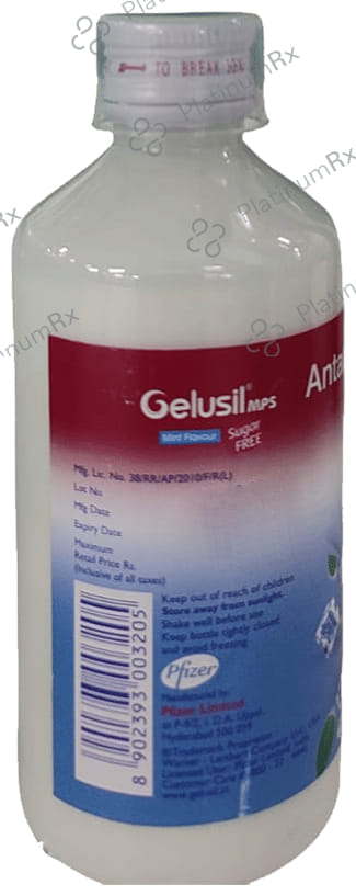 Gelusil Mps Xtracool White Mint Sugar Free Liquid 200ml