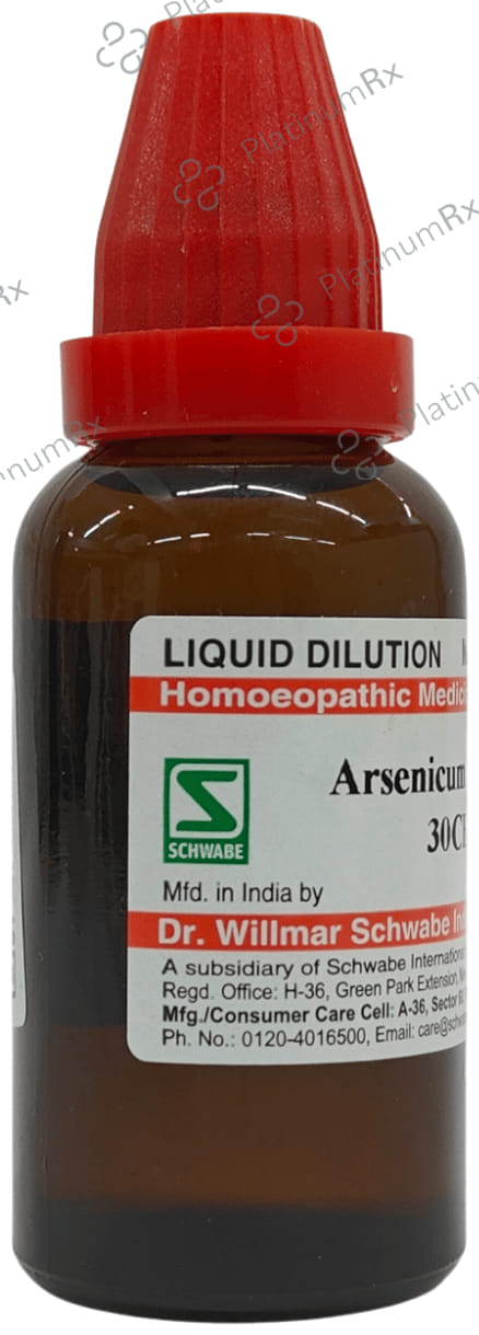 Dr Willmar Schwabe India Arsenicum Album Dilution 30 CH