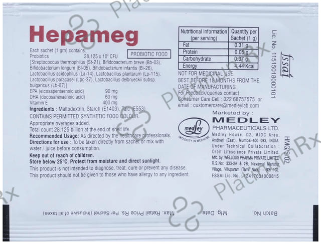 Hepameg Sachet 1gm
