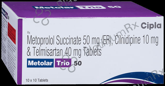Metolar Trio 50 10/50/40mg Tablet ER 10s
