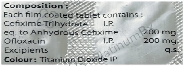 Fixdart O 200mg/200mg Tablet