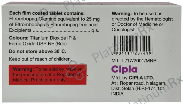 Eltromag 25mg Tablet 7s