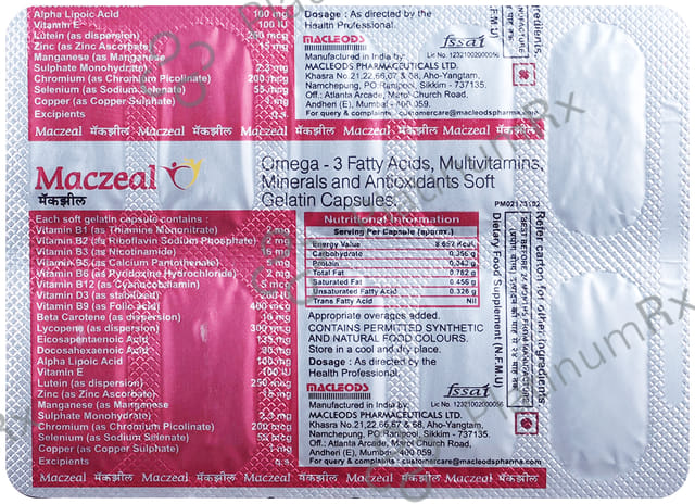 Maczeal Softgel Capsule 10s