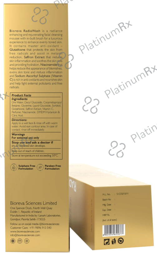 Bioreva RadiaWash Radiance Foaming Cleanser 150ml