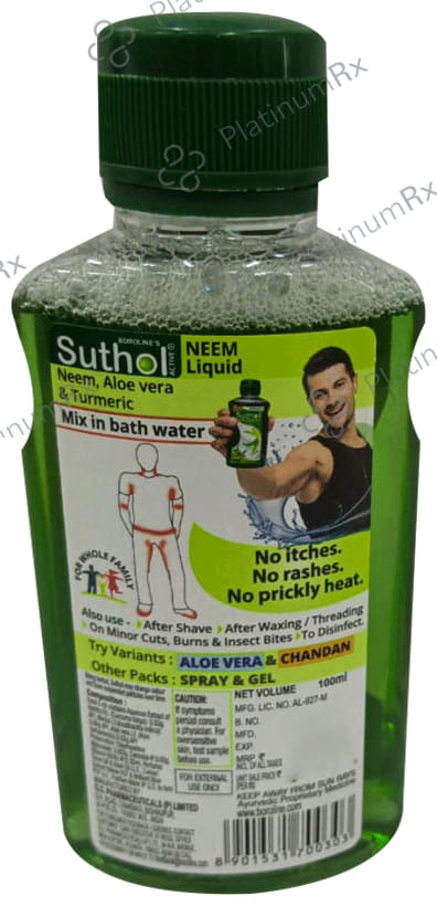 Suthol Antiseptic Skin Liquid Neem 100ml
