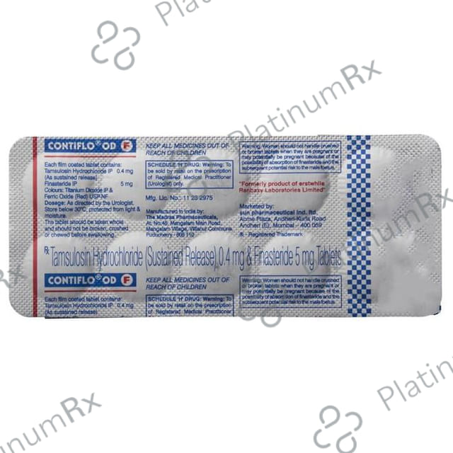 Contiflo OD F 5/0.4mg Tablet SR 10s