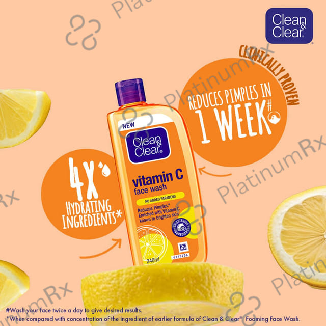 Clean & Clear Vitamin C Face Wash 240ml