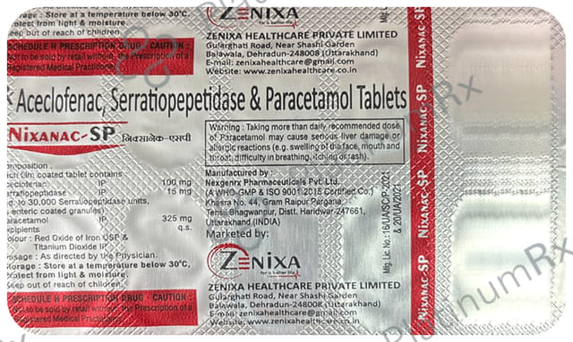 Nixanac-SP Tablet