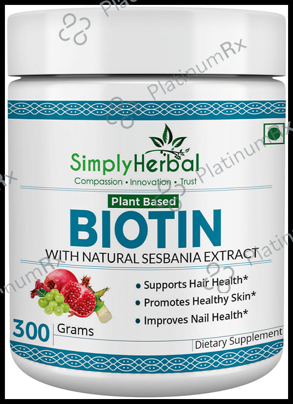 Simply Herbal Plant Based Biotin