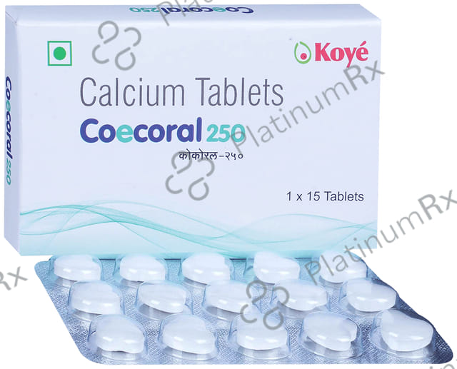 Coecoral 250mg Tablet 15s