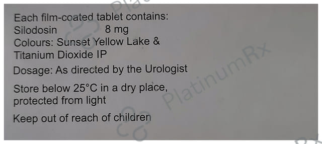 Rapilif 8mg Tablet 15s