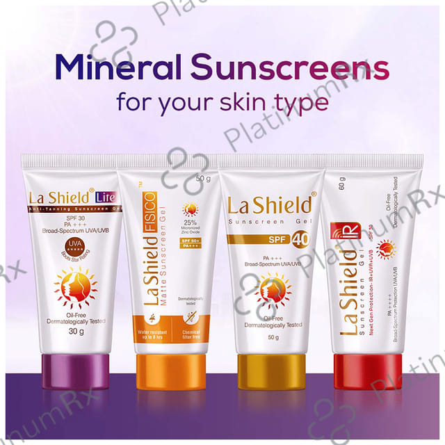 La Shield Lite Anti Tanning Sunscreen SPF 30 Gel 30gm