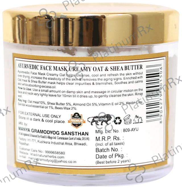 Luxurious Natal Essentials Ayurvedic Face Mask Paraben Free