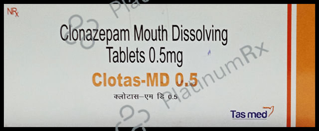 Clotas-MD 0.5 Tablet 15 Tablet MD
